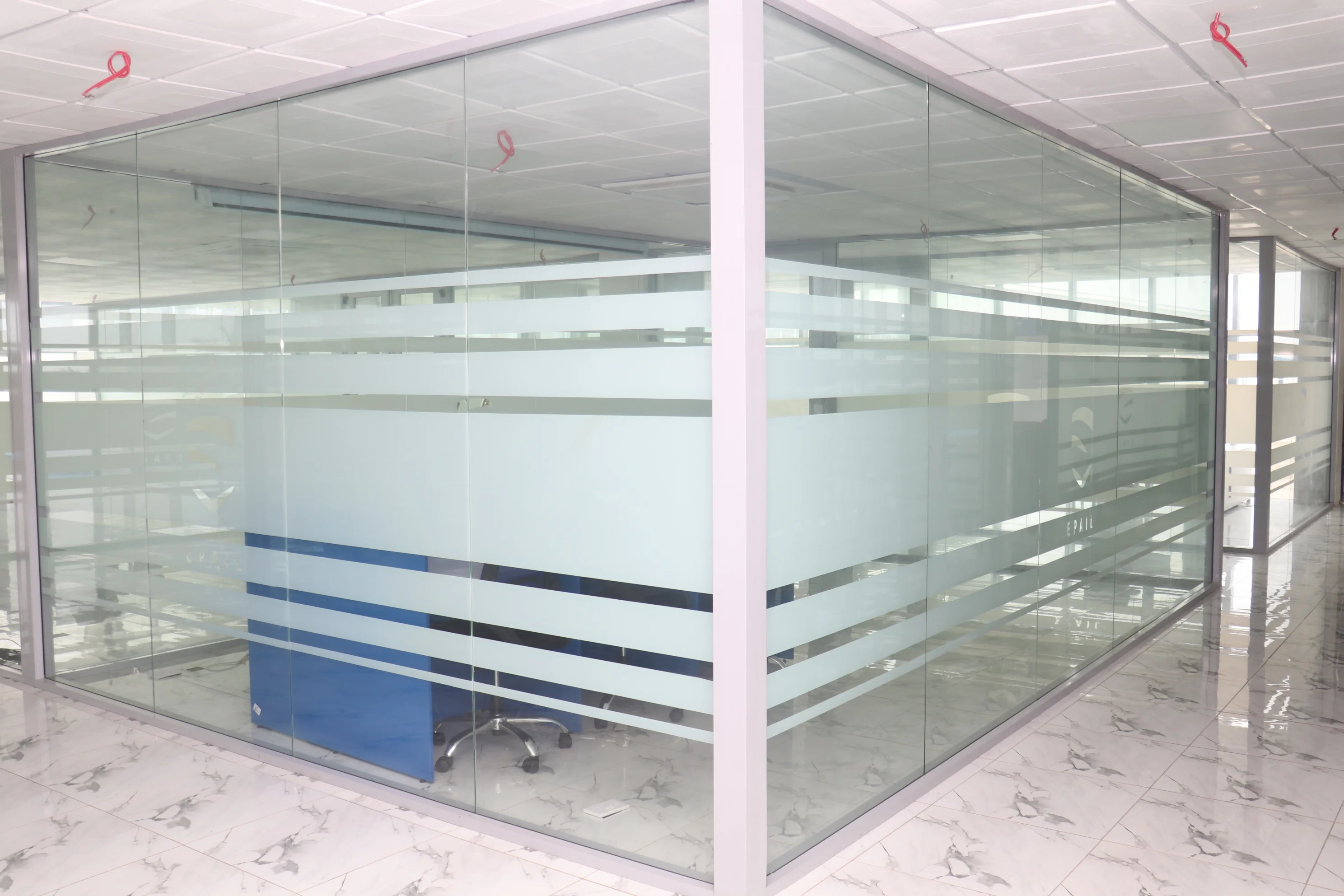 Glass architecture contact background