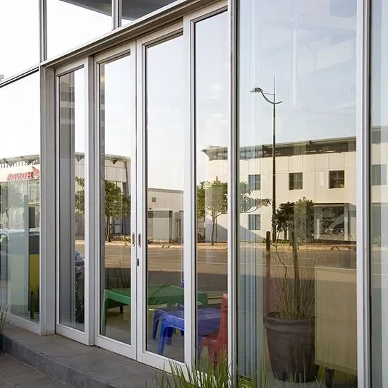 Modern glass retail shopfront