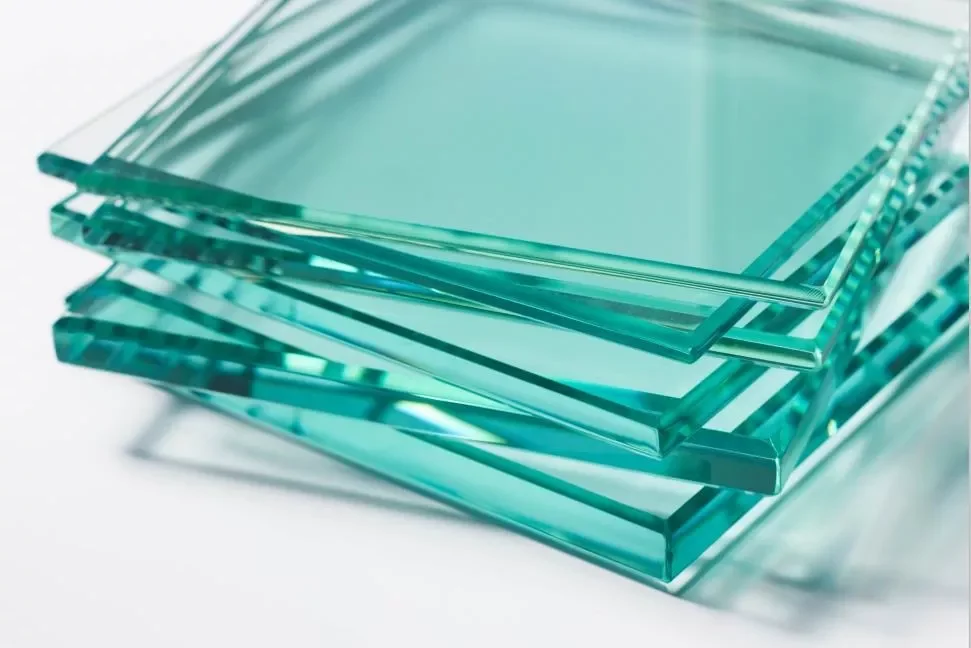 Tempered glass modern building